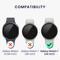 kwmobile Schutzring kompatibel mit Samsung Galaxy Watch 7 44mm Fitnesstracker