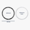kwmobile Schutzring kompatibel mit Samsung Galaxy Watch 7 44mm Fitnesstracker