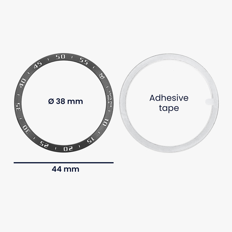 kwmobile Schutzring kompatibel mit Samsung Galaxy Watch 7 44mm Fitnesstracker