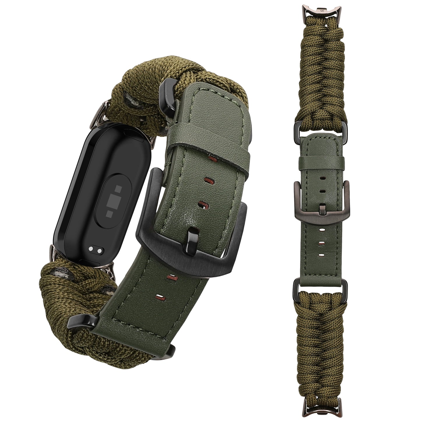 kwmobile Ersatzarmband kompatibel mit Xiaomi Mi Band 10 / Mi Band 9 / 8 Armband Fitnesstracker Sportarmband mit Uhrenverschluss