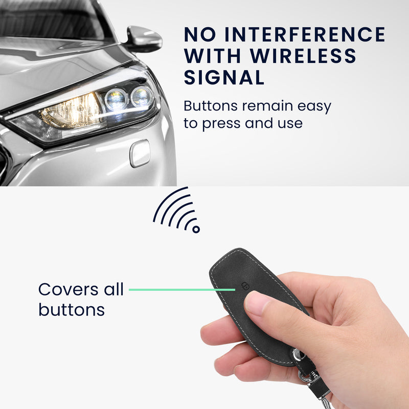 kwmobile Autoschlüssel Hülle kompatibel mit Nissan 3-Tasten 2025 N7 N7Pro N7max Autoschlüssel Schutzhülle Schlüsselhülle Cover