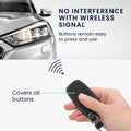 kwmobile Autoschlüssel Hülle kompatibel mit Toyota Venza Highlander Tundra Corolla 2019-2024 Autoschlüssel Kunstleder Schutzhülle Schlüsselhülle Cover