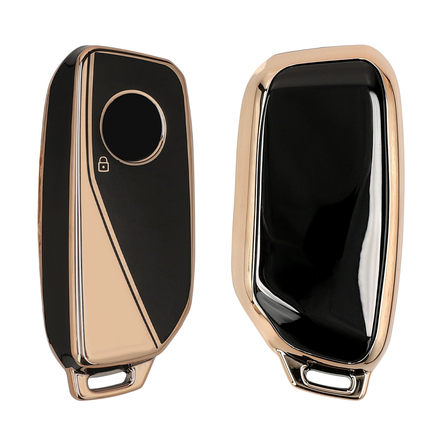 kwmobile Autoschlüssel Hülle kompatibel mit BMW 4-Tasten X7 X1 U11 iX ix1 7er G07 I7 Autoschlüssel - Schlüsselhülle Silikon Cover