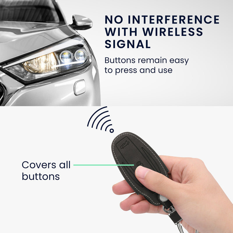 kwmobile Autoschlüssel Hülle kompatibel mit Tesla Model X Autoschlüssel Schutzhülle Schlüsselhülle Cover