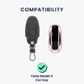 kwmobile Autoschlüssel Hülle kompatibel mit Tesla Model X Autoschlüssel Schutzhülle Schlüsselhülle Cover