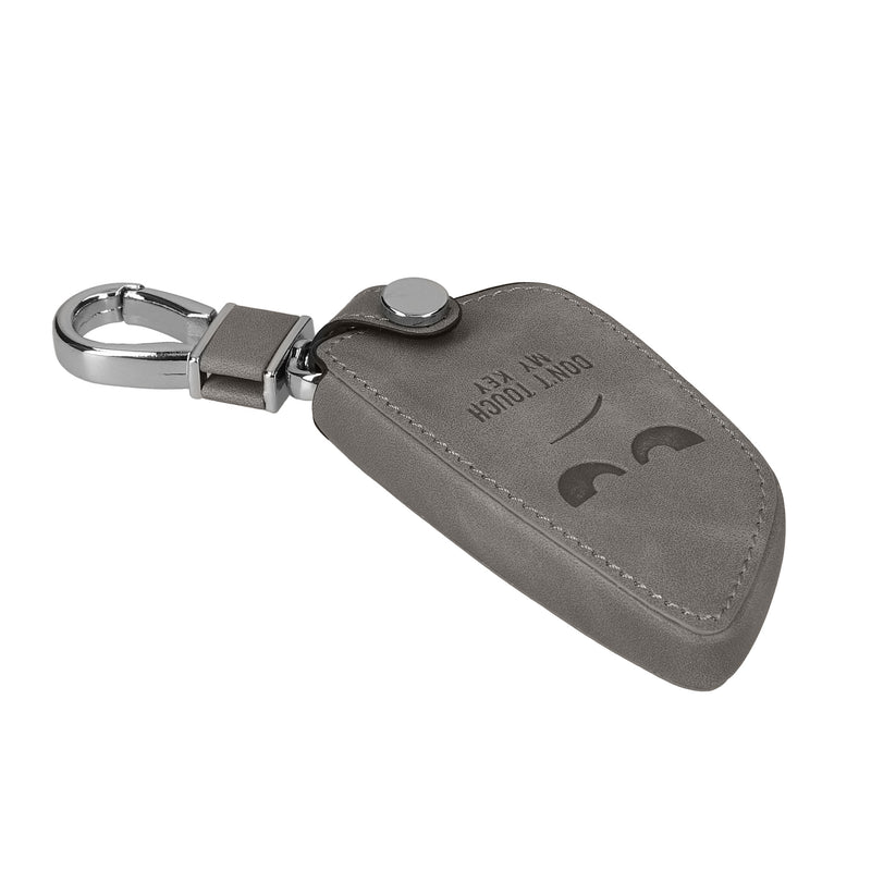 kwmobile Autoschlüssel Hülle kompatibel mit BMW 3-Tasten Smart Key Autoschlüssel - Kunstleder Schutzhülle Schlüsselhülle Cover