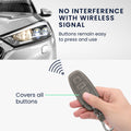 kwmobile Autoschlüssel Hülle kompatibel mit Audi A6 A7 A8 Q7 Q8 3-Tasten Autoschlüssel Keyless Kunstleder Schutzhülle Schlüsselhülle Cover
