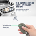 kwmobile Autoschlüssel Hülle kompatibel mit MG 3-Tasten ZS MG4 MG5 MG6 - Kunstleder Schutzhülle Schlüsselhülle Cover