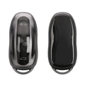 kwmobile Autoschlüssel Hülle kompatibel mit Tesla Model S / Model Y / Model 3 - Schlüsselhülle Silikon Cover - Schwarz matt Schwarz Schwarz matt  [dsg01]