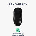 kwmobile Autoschlüssel Hülle kompatibel mit Tesla Model S / Model Y / Model 3 - Schlüsselhülle Silikon Cover