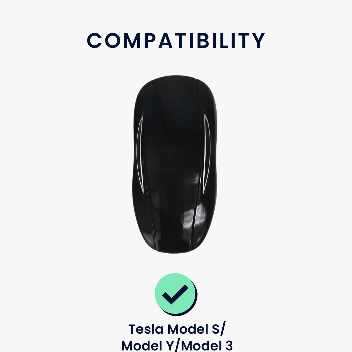 kwmobile Autoschlüssel Hülle kompatibel mit Tesla Model S / Model Y / Model 3 - Schlüsselhülle Silikon Cover