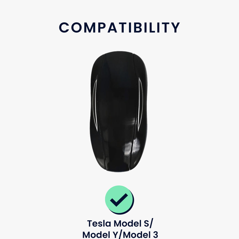 kwmobile Autoschlüssel Hülle kompatibel mit Tesla Model S / Model Y / Model 3 - Schlüsselhülle Silikon Cover