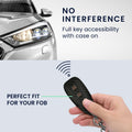 kwmobile Autoschlüssel Hülle kompatibel mit Ford 3-Tasten Autoschlüssel Keyless Go Cover - Schlüsselhülle mit Schlüsselring
