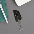 kwmobile Autoschlüssel Hülle kompatibel mit BMW 3-Tasten Smart Key Autoschlüssel Cover - Schlüsselhülle mit Schlüsselring