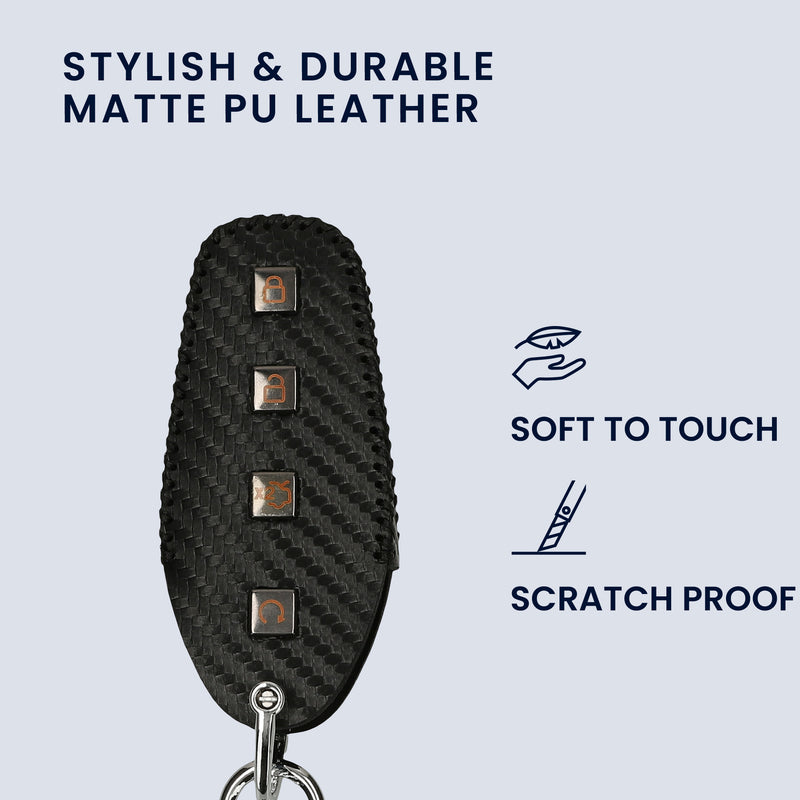 kwmobile Autoschlüssel Hülle kompatibel mit BYD Atto 3 / Sealion / Han / Tang / Dolphin / Seal Cover - Schlüsselhülle mit Schlüsselring