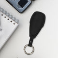 kwmobile Kunstleder Autoschlüssel Cover kompatibel mit Ford 3-Tasten Autoschlüssel Keyless Go Hülle Schutzhülle mit Schlüsselring