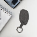 kwmobile Kunstleder Autoschlüssel Cover kompatibel mit MG 3-Tasten ZS MG4 MG5 MG6 Hülle - Schutzhülle mit Matte-Finish und Schlüsselring