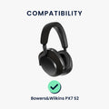 kwmobile Ohr Polster für Bowers & Wilkins PX7 S2 / PX 8 Ohrpolster Ersatz Kopfhörer Ersatzteile mit Cooling Effekt