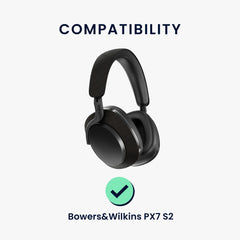 kwmobile Ohr Polster für Bowers & Wilkins PX7 S2 / PX 8 Ohrpolster Ersatz Kopfhörer Ersatzteile mit Cooling Effekt