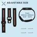 kwmobile Uhrenarmband für 22mm Amazfit Bip 6 / Bip 5 Unity / Bip 5 / GTS 3 / Balance 2 / Helio Strap Armband Fitnesstracker Band Set Ersatzarmband Smartwatch