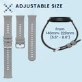 kwmobile Silikon Uhrenarmband für Huawei Watch Fit 3 / Fit 4 Armband Ersatzarmband für Fitnesstracker Wechselarmband Smartwatch
