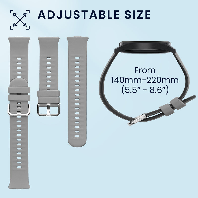 kwmobile Silikon Uhrenarmband für Huawei Watch Fit 3 / Fit 4 Armband Ersatzarmband für Fitnesstracker Wechselarmband Smartwatch