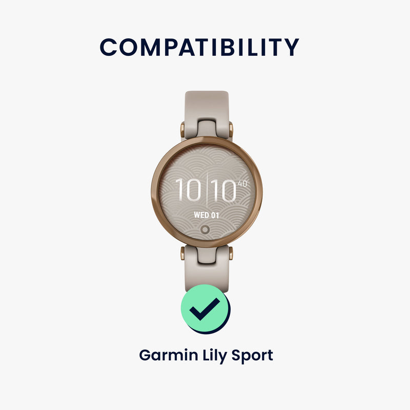 kwmobile Sportarmband kompatibel mit Garmin Lily Sport Armband - Großes Set Smartwatch Armband