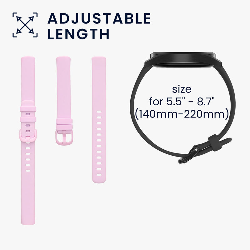 kwmobile Sportarmband kompatibel mit Fitbit Inspire 3 / Inspire 2 / Ace 3 Armband - Großes Set Smartwatch Armband