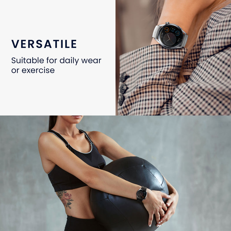 kwmobile Sportarmband kompatibel mit Huawei Band 10 / 9 / 8 Armband - Großes Set Smartwatch Armband
