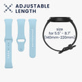 kwmobile Sportarmband kompatibel mit Xiaomi Redmi Watch 3 Active Armband Set Smartwatch Armband