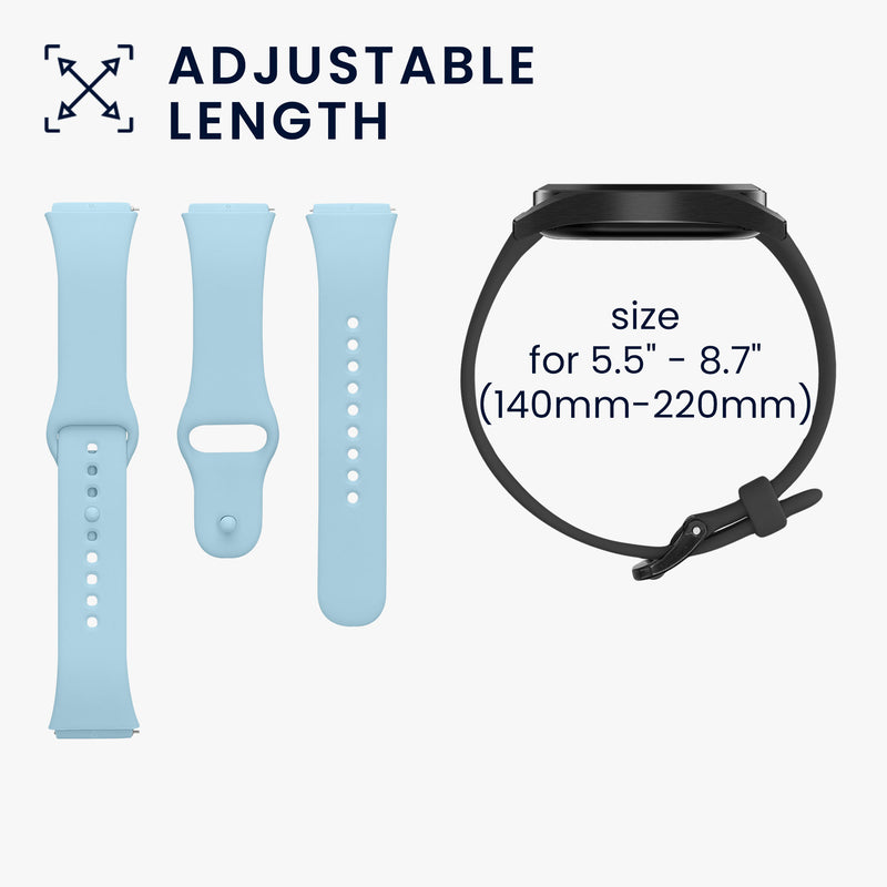kwmobile Sportarmband kompatibel mit Xiaomi Redmi Watch 3 Active Armband Set Smartwatch Armband