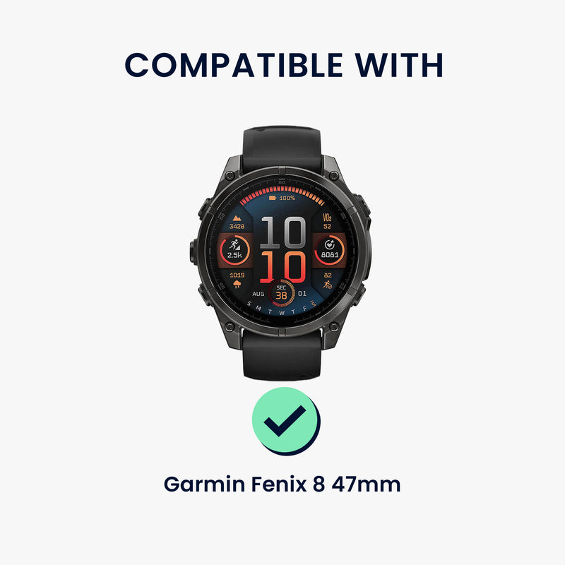 kwmobile Schutzhülle kompatibel mit Garmin Fenix 8 47mm Hülle - Fitness Tracker Case - Soft Smartwatch Case