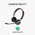 kwmobile Ohr Polster für Jabra Evolve 10 Ohrpolster Ersatz Kopfhörer Ersatzteile Over Ear Headphones