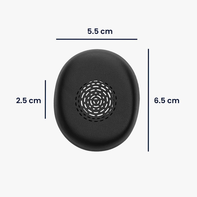 kwmobile Ohr Polster für Jabra Evolve 10 Ohrpolster Ersatz Kopfhörer Ersatzteile Over Ear Headphones