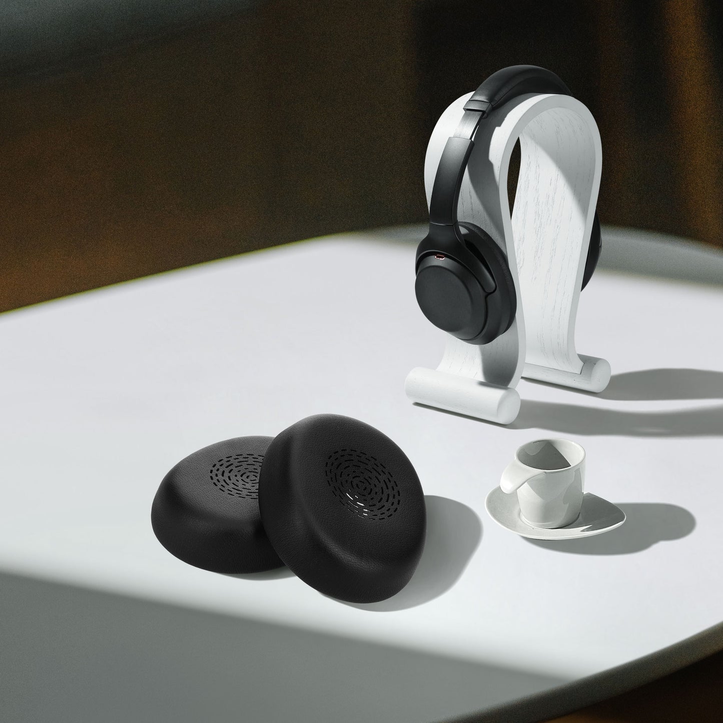kwmobile Ohr Polster für Jabra Evolve 10 Ohrpolster Ersatz Kopfhörer Ersatzteile Over Ear Headphones