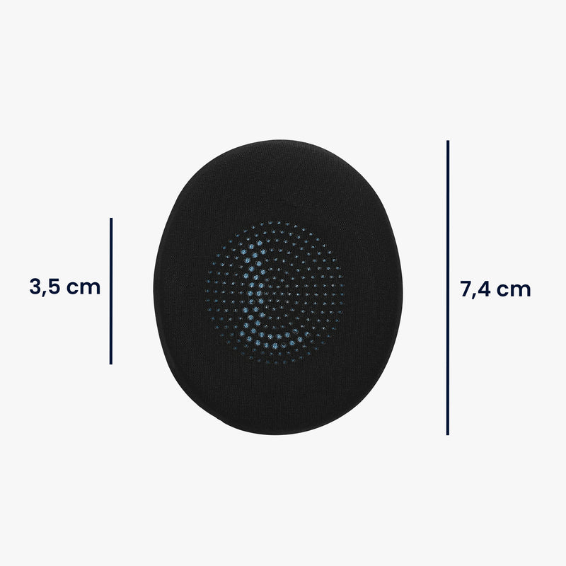 kwmobile Ohr Polster für Jabra Evolve2 65 / 65MS / Evolve2 40 / 40UC / Elite 45h Ohrpolster - Ersatz Ohrpolster - Kopfhörer Ersatzteile - Kopfhörer Ersatzpolster mit Cooling Effekt