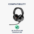 kwmobile Ohr Polster für JBL Quantum 300 / Quantum 200 Ohrpolster Ersatz Kopfhörer Ersatzteile mit Cooling Effekt