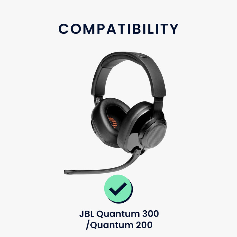 kwmobile Ohr Polster für JBL Quantum 300 / Quantum 200 Ohrpolster Ersatz Kopfhörer Ersatzteile mit Cooling Effekt