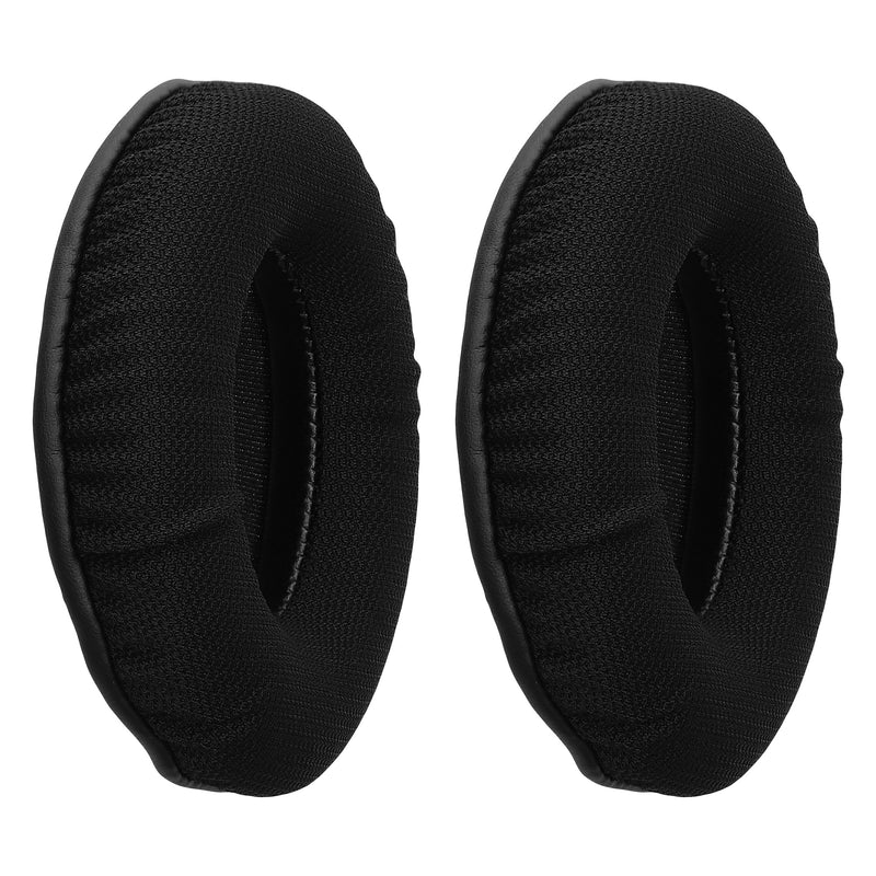 kwmobile 2x Mesh Polyester Ohr Polster für TurtleBeach Recon 70 / Recon 50 / Recon 60P / Stealth 500 / 600 / 700 Ohrpolster - Ersatz Ohrpolster - Kopfhörer Ersatzteile - Kopfhörer Ersatzpolster für Over Ear Headphones Schwarz  