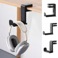 kwmobile Kunststoff Kopfhörer Halter kompatibel mit Headset / Overear headphone Headset Halterung - Kopfhörer Halterung - Kopfhörerhalter Headset Halter Schreibtisch - Schwarz Schwarz  