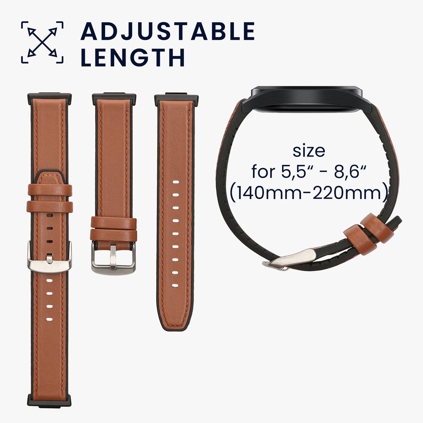 kwmobile Uhrenarmband für Huawei Watch Fit 2 Armband Ersatzarmband für Fitnesstracker mit Uhrenverschluss Wechselarmband Smartwatch