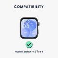 kwmobile Uhrenarmband für Huawei Watch Fit 3 / Fit 4 Armband Ersatzarmband für Fitnesstracker mit Uhrenverschluss Wechselarmband Smartwatch