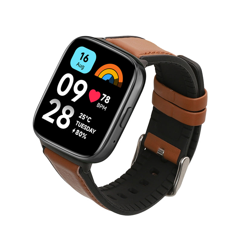 kwmobile Uhrenarmband für Xiaomi Redmi Watch 3 Active / Redmi Watch 3 Lite Armband - Ersatzarmband für Fitnesstracker mit Uhrenverschluss - Wechselarmband Smartwatch