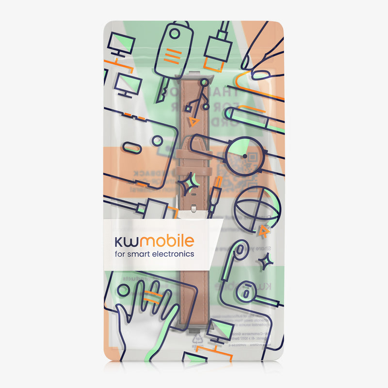 kwmobile Uhrenarmband für Xiaomi Redmi Watch 5 & 4 / Smart Band 8 Pro / Smart Band 9 Pro Armband - Ersatzarmband für Fitnesstracker mit Uhrenverschluss - Wechselarmband Smartwatch