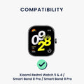kwmobile Uhrenarmband für Xiaomi Redmi Watch 5 & 4 / Smart Band 8 Pro / Smart Band 9 Pro Armband - Ersatzarmband für Fitnesstracker mit Uhrenverschluss - Wechselarmband Smartwatch