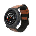 kwmobile Ersatzarmband kompatibel mit Amazfit Active Edge (A2212) / Active Edge (A2213) Armband - Fitnesstracker Sportarmband aus Leder mit Uhrenverschluss - Braun Schwarz Braun  [dsg01]