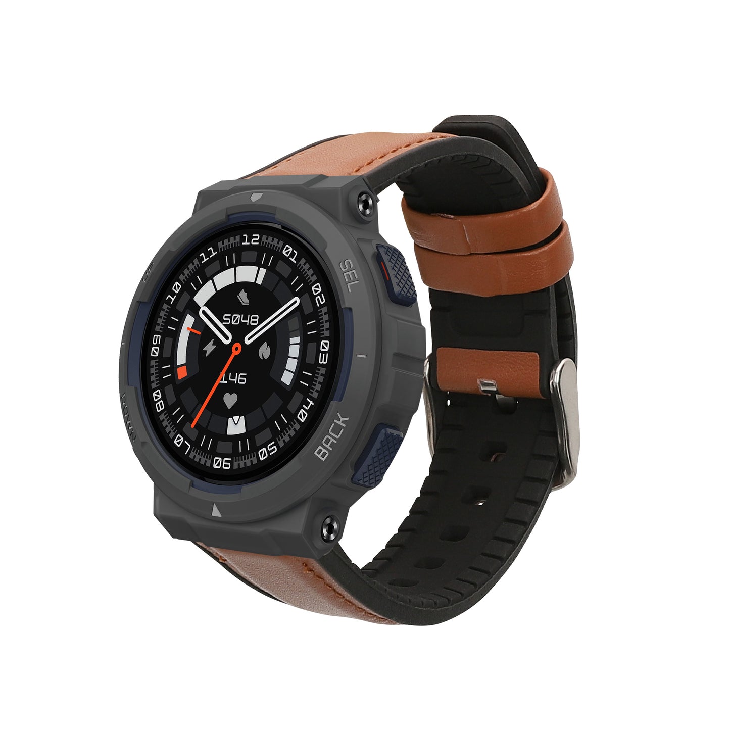 kwmobile Ersatzarmband kompatibel mit Amazfit Active Edge (A2212) / Active Edge (A2213) Armband - Fitnesstracker Sportarmband mit Uhrenverschluss
