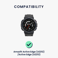 kwmobile Ersatzarmband kompatibel mit Amazfit Active Edge (A2212) / Active Edge (A2213) Armband - Fitnesstracker