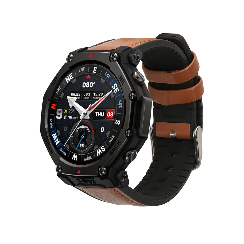 kwmobile Uhrenarmband für Amazfit T-Rex 3 - Ersatzarmband für Fitnesstracker mit Uhrenverschluss - Wechselarmband Smartwatch