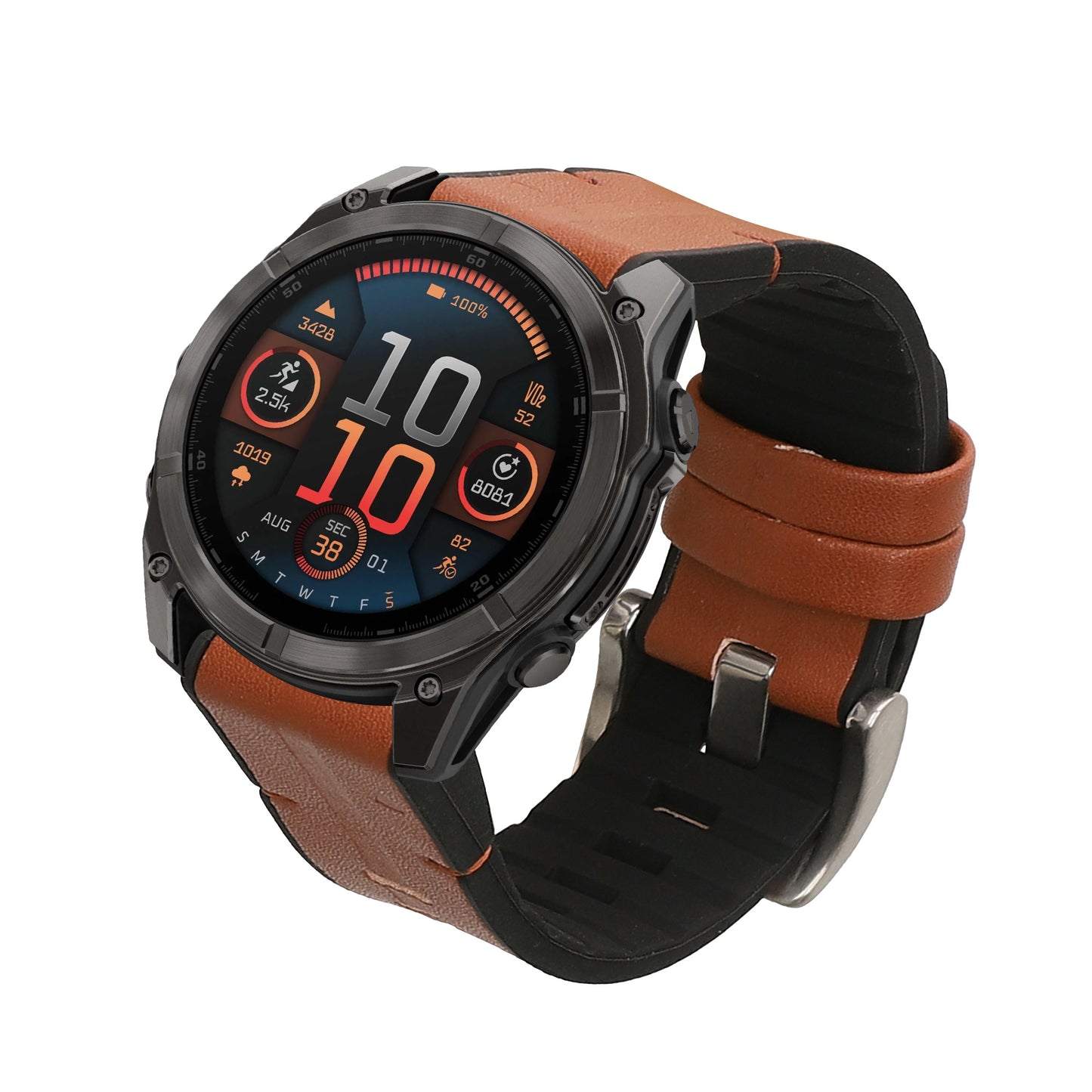 kwmobile Uhrenarmband für Garmin 22mm Fenix 8 47mm / Tactix 8 47mm / Instinct 45mm / Epix Armband - Ersatzarmband für Fitnesstracker mit Uhrenverschluss - Wechselarmband Smartwatch